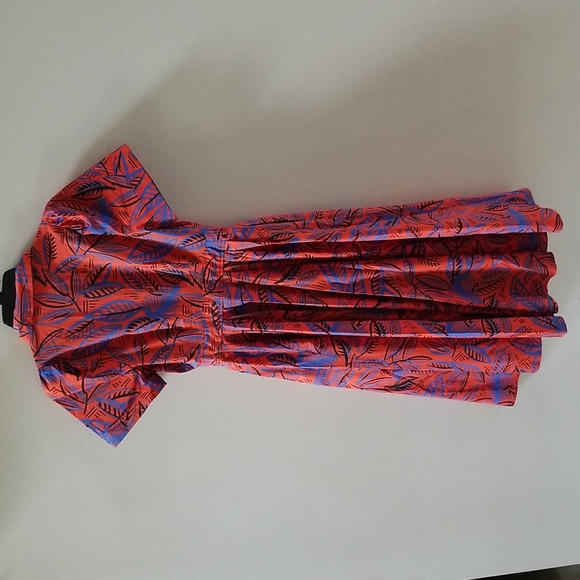 Alexis X Target Tropical Leaf Short Sleeve Shirtdress - Medium - Picture 4 of 7
